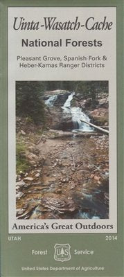 Uinta-Wasatch-Cache National Forest - Pleasant Grove, Spanish Fork & Heber-Kamas Ranger District Map - Wide World Maps & MORE! - Book - Wide World Maps & MORE! - Wide World Maps & MORE!