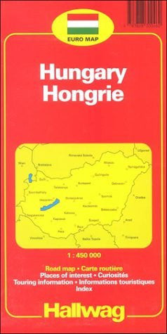 Rand McNally Hallwag International Hungary/Hongrie/Ungarn Magyarorszag Road Map - Wide World Maps & MORE! - Book - Wide World Maps & MORE! - Wide World Maps & MORE!