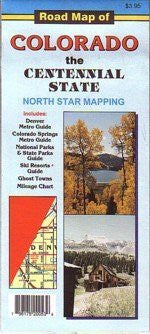 Road Map of Colorado : The Centennial State - Wide World Maps & MORE! - Map - North Star - Wide World Maps & MORE!