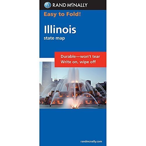 Rand McNally Easy To Fold: Illinois (Laminated) (EasyFinder Series) (2014-01-01) - Wide World Maps & MORE! - Map - Rand McNally - Wide World Maps & MORE!