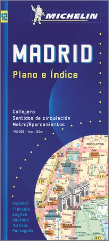 Madrid: plano e  ?ndices (Michelin mapas) Michelin Travel Publications - Wide World Maps & MORE! -  - Wide World Maps & MORE! - Wide World Maps & MORE!