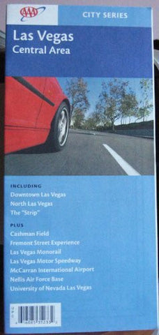 Las Vegas AAA Map - Central Area, City Series (March 2008) - Wide World Maps & MORE! - Office Product - AAA - Wide World Maps & MORE!