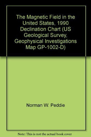 The Magnetic Field in the United States, 1990 Declination Chart (US Geological Survey, Geophysical Investigations Map GP-1002-D) - Wide World Maps & MORE! - Book - Wide World Maps & MORE! - Wide World Maps & MORE!