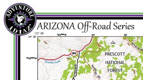 Groom Creek, Arizona / Off-Road Series - Wide World Maps & MORE! - Map - Adventure iDiaz Maps - Wide World Maps & MORE!