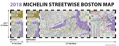 Streetwise Boston Map - Laminated City Center Street Map of Boston, Massachusetts (Michelin Streetwise Maps) - Wide World Maps & MORE!