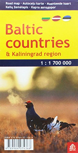 Baltic countries & Kaliningrad region : road map (English, German and Russian Edition) - Wide World Maps & MORE! - Book - Wide World Maps & MORE! - Wide World Maps & MORE!