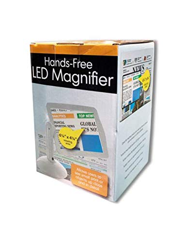 Kole Imports Hands-Free LED Magnifier - Wide World Maps & MORE! - Home - Kole Imports - Wide World Maps & MORE!