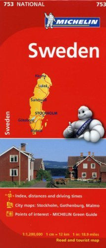 Michelin Sweden Road Map 753 (Maps/Country (Michelin)) - Wide World Maps & MORE! - Book - Michelin Travel & Lifestyle (COR) - Wide World Maps & MORE!