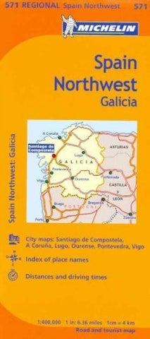 Michelin Map Spain Northwest Galicia (Michelin Maps) Michelin Map Spain Northwest Galicia - Wide World Maps & MORE! - Single Detail Page Misc - Wide World Maps & MORE! - Wide World Maps & MORE!