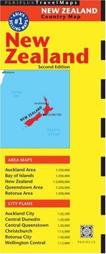 New Zealand Map (Australia Regional Maps) - Wide World Maps & MORE! - Book - Periplus - Wide World Maps & MORE!