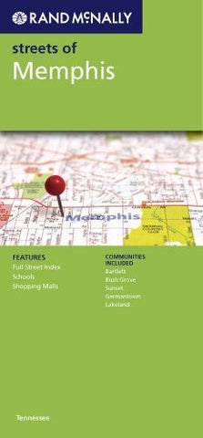 Rand McNally Streets of Memphis: Tennessee - Wide World Maps & MORE! - Book - Wide World Maps & MORE! - Wide World Maps & MORE!