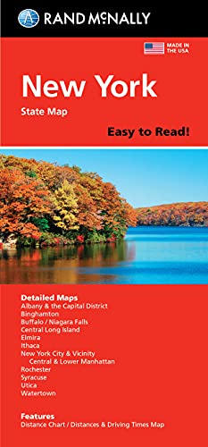 Easy To Read! New York State Map - Wide World Maps & MORE!