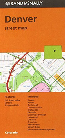 Denver Street Map - Wide World Maps & MORE! - Map - Rand McNally & Company - Wide World Maps & MORE!