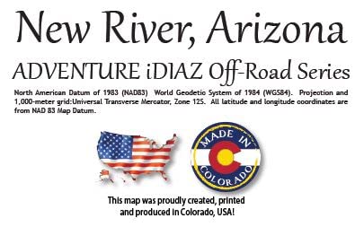 New River, Arizona / Off-Road Series - Wide World Maps & MORE!