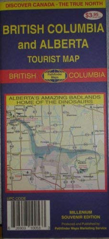 British Columbia/Alberta Tourist Map - Wide World Maps & MORE! - Book - Unknown - Wide World Maps & MORE!