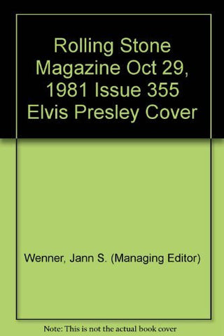 Rolling Stone Magazine Oct 29, 1981 Issue 355 Elvis Presley Cover - Wide World Maps & MORE! - Book - Wide World Maps & MORE! - Wide World Maps & MORE!