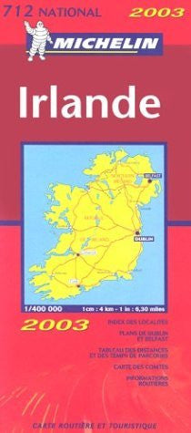 Michelin Ireland Map No. 712(923) - Wide World Maps & MORE! - Book - Wide World Maps & MORE! - Wide World Maps & MORE!