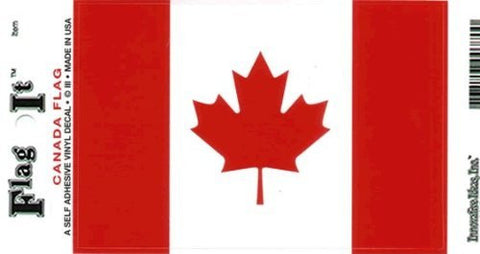 Vinyl Decal- Canada Flag Sticker - Wide World Maps & MORE! - Automotive Parts and Accessories - Flag It - Wide World Maps & MORE!