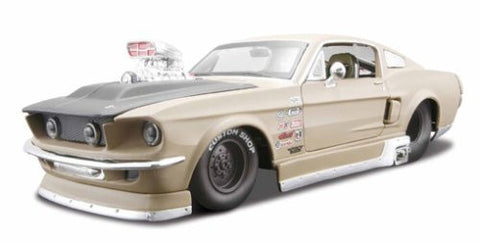 1:24 PRPS 1967 Ford Mustang GT,Matalic White - Wide World Maps & MORE! - Toy - Maisto - Wide World Maps & MORE!