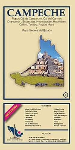 Campeche State & Campeche City Map EGIAS - Wide World Maps & MORE! - Book - Wide World Maps & MORE! - Wide World Maps & MORE!