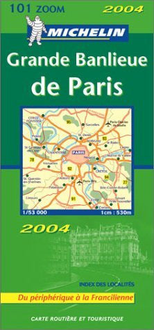 Michelin France, Outskirts of Paris Map 1:53K No. 101 - Wide World Maps & MORE! - Book - Wide World Maps & MORE! - Wide World Maps & MORE!