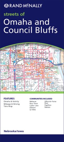 Rand Mcnally Omaha and Council Bluffs, Nebraska/Iowa (Rand McNally Streets Of...) - Wide World Maps & MORE! - Book - Rand McNally - Wide World Maps & MORE!