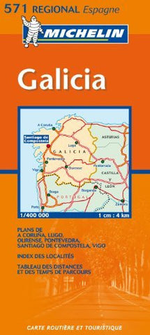 Michelin Map Spain Northwest: Galicia 571 - Wide World Maps & MORE! - Book - Wide World Maps & MORE! - Wide World Maps & MORE!