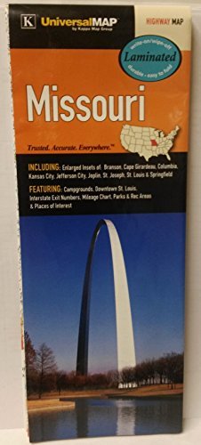 Missouri Laminated Road Map - Wide World Maps & MORE! - Book - Wide World Maps & MORE! - Wide World Maps & MORE!