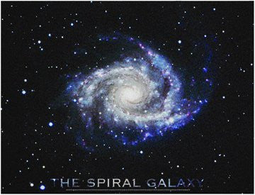 Spiral Galaxy Poster - Wide World Maps & MORE! - Book - Wide World Maps & MORE! - Wide World Maps & MORE!