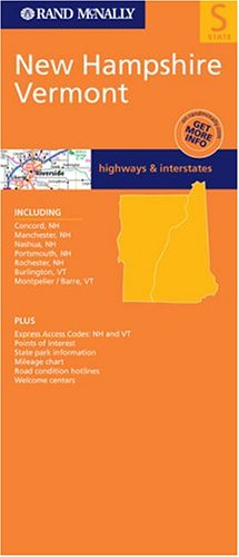 Rand McNally New Hampshire and Vermont: Highways & Interstates (Rand McNally Folded Map: States) - Wide World Maps & MORE! - Book - Rand McNally - Wide World Maps & MORE!