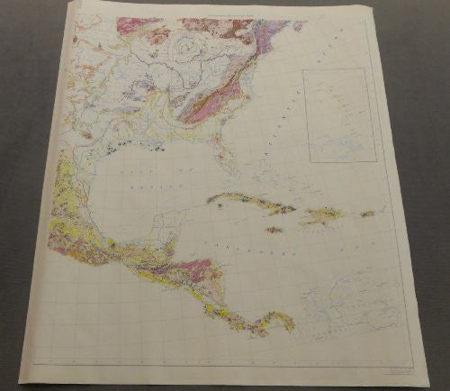 Preliminary Metallogenic Map of North America (Southeast Quadrant) (GIA0014-3T) - Wide World Maps & MORE! - Book - Wide World Maps & MORE! - Wide World Maps & MORE!
