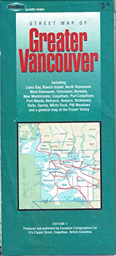 Street Map of Great Vancouver - Wide World Maps & MORE! - Book - Wide World Maps & MORE! - Wide World Maps & MORE!