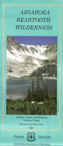 Absaroka Beartooth Wilderness Map - Paper - Wide World Maps & MORE! - Sports - Unknown - Wide World Maps & MORE!