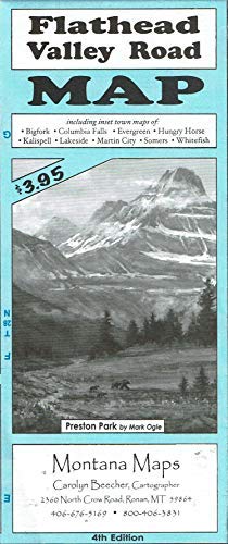 Flathead Valley Road Map - Wide World Maps & MORE! - Book - Wide World Maps & MORE! - Wide World Maps & MORE!