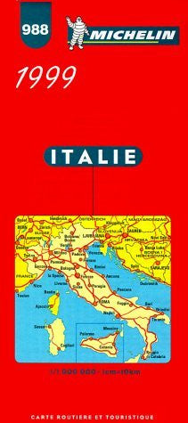 Michelin Map of Italy (Michelin Map, 988) - Wide World Maps & MORE! - Book - Wide World Maps & MORE! - Wide World Maps & MORE!