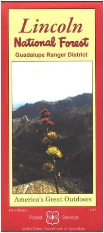 Lincoln National Forest Guadalupe Ranger District * Carlsbad Caverns National Park * Guadalupe Mountains National Park - Wide World Maps & MORE! - Map - United States Department of Agriculture - Wide World Maps & MORE!