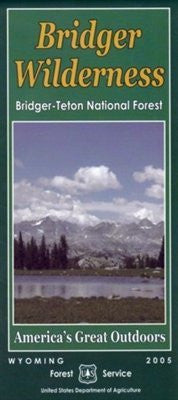 Bridger Wilderness Map, Bridger-Teton National Forest, Wyoming - Wide World Maps & MORE! - Book - Wide World Maps & MORE! - Wide World Maps & MORE!