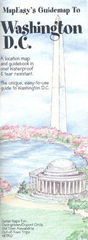MapEasy's Guidemap to Washington DC [JLW Vintage Archive] - Wide World Maps & MORE! - Map - MapEasy - Wide World Maps & MORE!