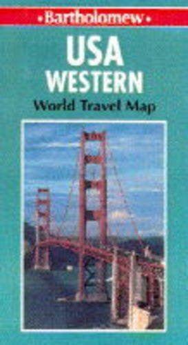 United States of America Map: Western (World Travel) - Wide World Maps & MORE! - Book - Wide World Maps & MORE! - Wide World Maps & MORE!