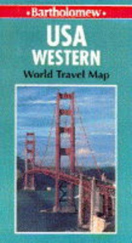 United States of America Map: Western (World Travel) - Wide World Maps & MORE! - Book - Wide World Maps & MORE! - Wide World Maps & MORE!