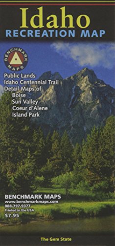 Idaho Recreation Map - Wide World Maps & MORE! - Map - Benchmark - Wide World Maps & MORE!