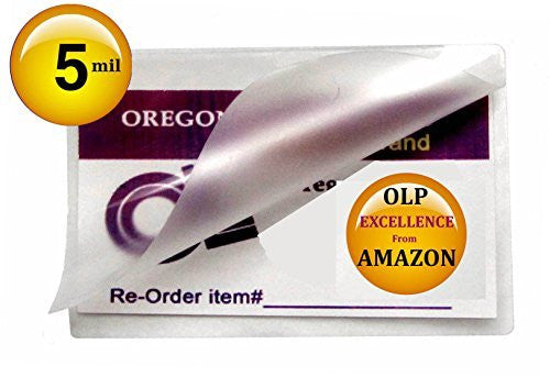 Qty 200 Business Card Laminating Pouches 5 Mil 2.25 x 3.75 Thermal - Wide World Maps & MORE! - Office Product - Oregon Lamination Premium - Wide World Maps & MORE!