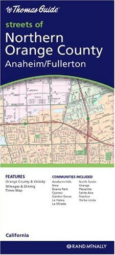 Orange County, Northern/Anaheim/Fullerton (Rand McNally Folded Map: Cities) - Wide World Maps & MORE! - Book - Rand McNally - Wide World Maps & MORE!
