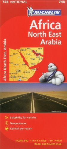 Michelin Map Africa Northeast & Arabia 745 (Maps/Country (Michelin ...