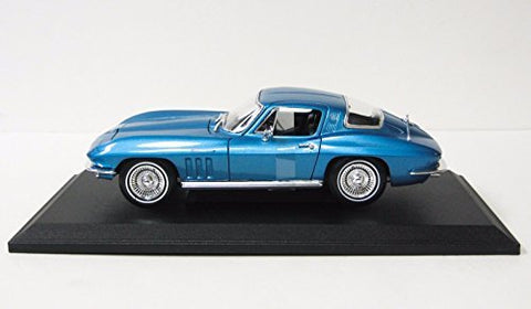 New 1:18 W/B SPECIAL EDITION - BLUE 1965 CHEVROLET CORVETTE Diecast Model Car By Maisto - Wide World Maps & MORE! - Toy - Maisto - Wide World Maps & MORE!