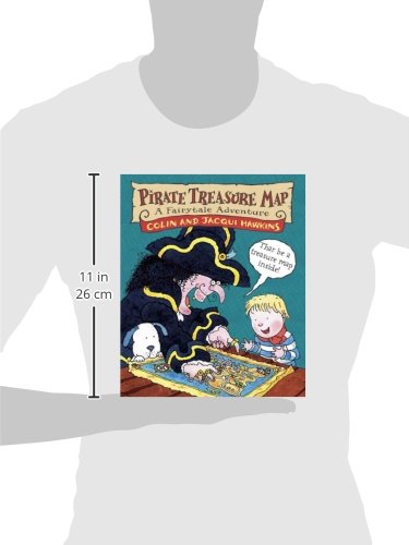 Pirate Treasure Map: A Fairytale Adventure - Wide World Maps & MORE! - Book - Hawkins, Colin/ Hawkins, Jacqui - Wide World Maps & MORE!