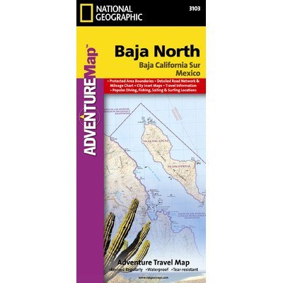 Baja California North, Mexico Map - Wide World Maps & MORE! - Sports - National Geographic Maps - Wide World Maps & MORE!