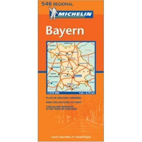 Michelin Map No. 546 Southeast Germany, Scale 1:300,000 (Michelin Guides and Maps) - Wide World Maps & MORE! - Book - Wide World Maps & MORE! - Wide World Maps & MORE!