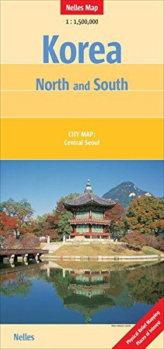 Korea, North and South Nelles map - Wide World Maps & MORE! - Book - Wide World Maps & MORE! - Wide World Maps & MORE!