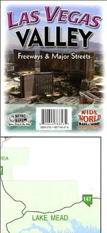 Las Vegas Valley Freeways & Major Streets - Wide World Maps & MORE! - Book - Wide World Maps & MORE! - Wide World Maps & MORE!